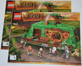 Lego Instructions ONLY The Hobbit An Unexpected Gathering Set 79003Ins. 6