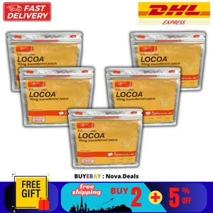 5 X Patch Locoa Transdermal | 7 patches/pack - FREE SHIPPING - Picture 1 of 8