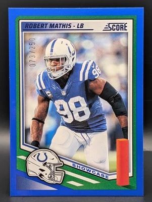2025 Score #271 Robert Mathis Showcase #/250 - Indianapolis Colts - Image 1 of 2
