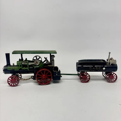 Vintage JI Case Steam Engine Tractor + Tender Irvin's Model Shop Creston, Ohio - Image 1 of 4