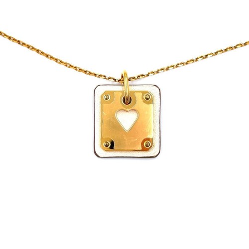 HERMÈS Collana Hermes Ass Cool Heart donna ottima usata senza scatola