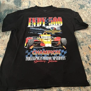 90s Vintage Indy 500 Champion Indianapolis Motor Speedway Graphic Tee Herren L - Bild 1 von 3