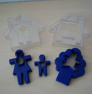 Ausstechformen , Plätzchenformen , Keksformen Kekse Plätzchen von Tupperware - Bild 1 von 3