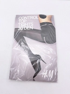 Medias H&M Control Top 30 den Talla Mediana Negras Hechas en Italia NUEVAS Foto 1 de 4