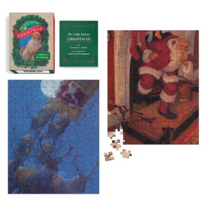 The Night Before Christmas Mini Puzzles by Clement Clarke Moore (English) Paperb - Picture 1 of 1