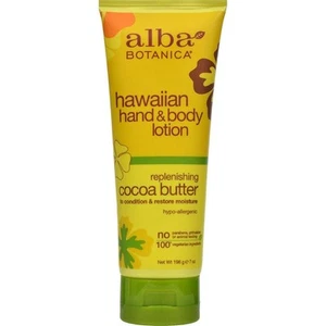 Alba Botanica Hawaiian Hand & Body Lotion Replenishing Cocoa Butter Formula 7oz - Picture 1 of 3