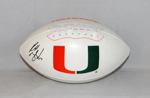 Russell Maryland Autographed Miami Hurricanes Logo Football- JSA W Auth - Picture 1 of 10