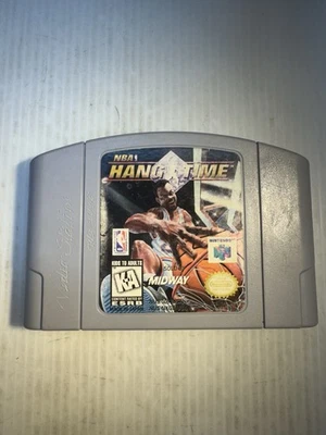 NBA Hang Time (Nintendo 64 N64, 1996) Cartridge - Tested & Authentic - Image 1 of 4