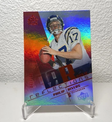 2004 Upper Deck Rookie Reflections Philip Rivers /100 Rookie (RC) NM-MT Chargers - Image 1 of 3