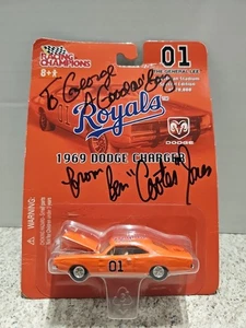 Racing Champs Royals Kauffman Stadium Excl. Lmtd General Lee Signed By Cooter  - Picture 1 of 16