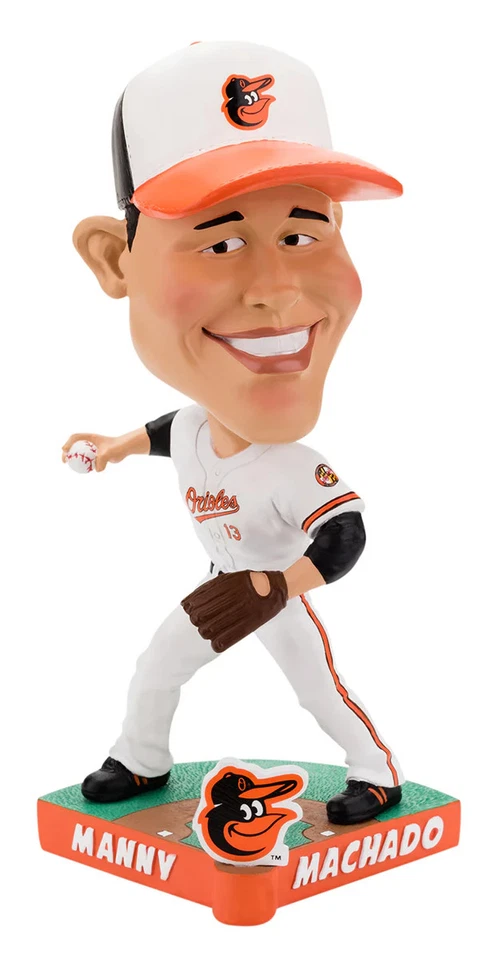 Manny Machado Baltimore Orioles Caricature Special Edtion Bobblehead MLB - Image 1 of 1