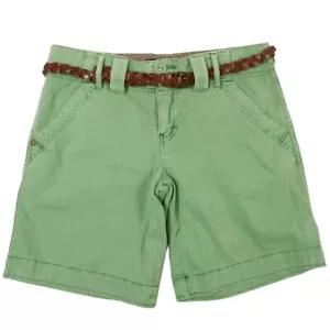 Sanctuary Anthropologie Shorts with Belt Bermuda Style cotton Size 26 - Picture 1 of 6