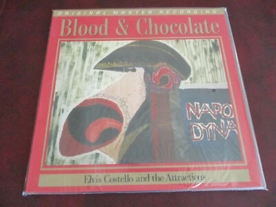 ELVIS COSTELLO VERIFIED NUMBERED 1766 BLOOD&CHOCOLATE MFSL 180GRAM AUDIOPHILE LP - Image 1 of 2