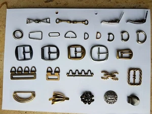 1 kg Metall Schmuck Schnallen Ösen Schuhmaterial Lederartikel Schuster Reparatu - Bild 1 von 7