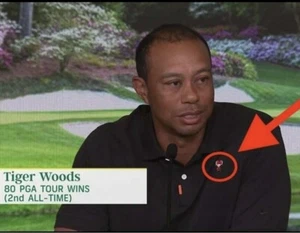 Nike Tiger Woods TW 2019 Augusta Masters Frank Polo Golf Shirt PGA Tour Vapor XL - Picture 1 of 4