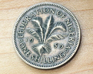 1959 Nigeria 1 Shilling - Picture 1 of 2