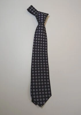 NWT Polo Ralph Lauren Boys Junior Dotted Black Neck Ties Made in Italy Silk 100% - Image 1 of 4