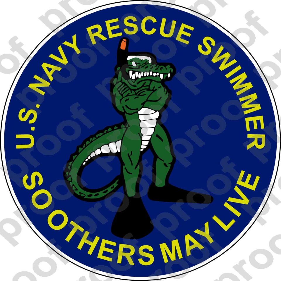STICKER USN VET US NAVY RESCUE SWIMMER F NEW