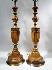 Pair Hollywood Regency Wilshire House Beverly Hills Midcentury Table Lamps - Picture 1 of 12