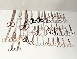 Job Lot Vintage Scissors Shears Embroidery Taylor Sewing Mixed Styles & Sizes - Imagen 1 de 10