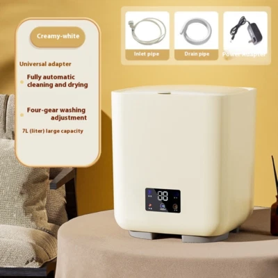 Mini Portable Washing Machine Sterilization Drying Laundry Washing Machine 7L - Image 1 of 4