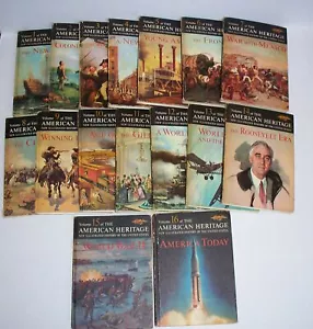THE AMERICAN HERITAGE NEW ILLUSTRATED HISTORY OF THE UNITED STATES 16 VOLUMES - Picture 1 of 6