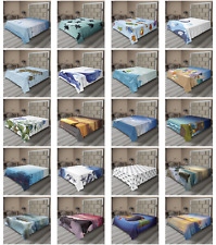 Ambesonne Ocean Theme Flat Sheet Top Sheet Decorative Bedding 6 Sizes