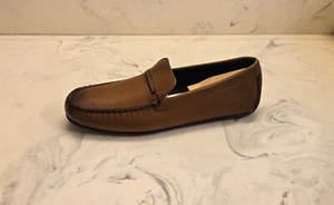 New! Allen Edmonds 'Super Sport' Driver Loafer Shoes Brown Mens 8.5 D MSRP $300 - Picture 1 of 12