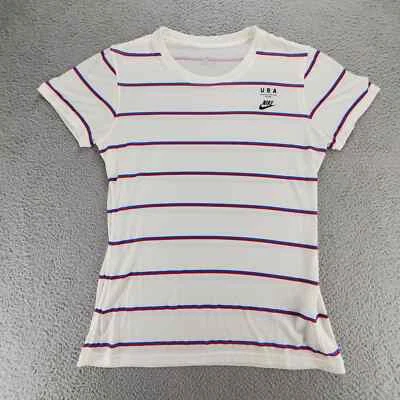 Camisa Nike Mujer Juvenil XL Blanca Informal Streetwear Clásica EE. UU. Paralímpicos 2008 Foto 1 de 4