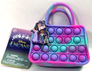 Disney Soft Fidget Dot Coin Purse w/Key Ring & Backpack Clip Encanto Charm NWT - Picture 1 of 11