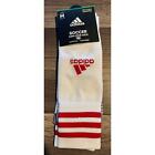 adidas Unisex Copa Zone Cushion Socks - Red/White - M