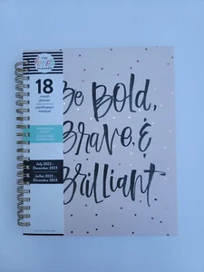 The Happy Planner BE BOLD BRAVE. Espiral Book 18 Month1 7/ 22-12/ 23. New UHL - Picture 1 of 3