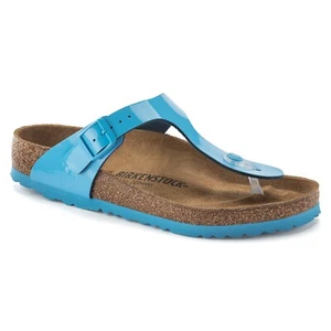 Birkenstock Birko Flor GIZEH Patent Sky Blue BNIB 1024003 ***HARD TO FIND*** - Bild 1 von 10