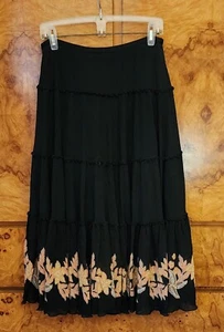 WOMEN'S TOMMY BAHAMAS SILK SKIRT ~ MEDIUM - Picture 1 of 6