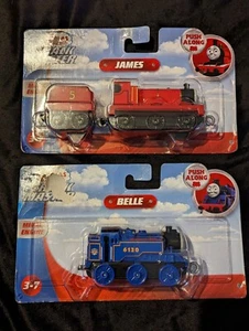 Thomas & Friends TrackMaster James and Belle Push-Along Metal Engines - NEW - Picture 1 of 4