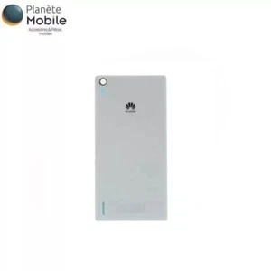 Cache Batterie Vitre Arrière Blanc pour Huawei P7 - Photo 1 sur 1