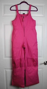 L.L. Bean Cold Buster Thinsulate Pink Overalls/Bib Snow Pants Worn Once LN Sz 14 - Picture 1 of 6