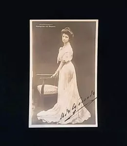 Foto postal real autógrafa firmada por la princesa Adelgunde de Hohenzollern de Baviera - Imagen 1 de 24