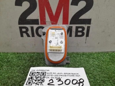 CENTRALINA FARI A LED PER AUDI A3 Sportback Serie (8VF) 8V0998474A (16>) - Immagine 1 di 2