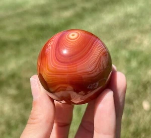 Sardonyx Kugel, natürliche Sardonyx aus Sri Lanka - Bild 1 von 50