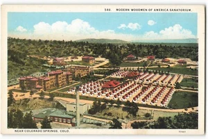 Modern Woodmen Of America Sanatorium, near Colorado Springs VTG Postcard SK2. - Picture 1 of 2