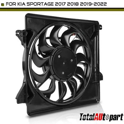 Engine Radiator Cooling Fan Assy w/Control Module for Kia Sportage 2017-2022 AWD - Image 1 of 4
