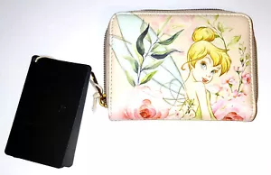 NEW Loungefly Disney Peter Pan TINKER BELL Pastel Spring Floral Wallet - Picture 1 of 3