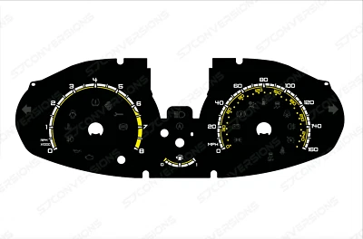 Ford Fiesta Mk7.5 ST180 einfache Wählscheiben 8 Farben Messgeräte - Bild 1 von 4