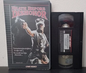 DEATH BEFORE DISHONOR (1) / DUTCH PAL VHS / CNR VIDEO LABEL - Picture 1 of 4