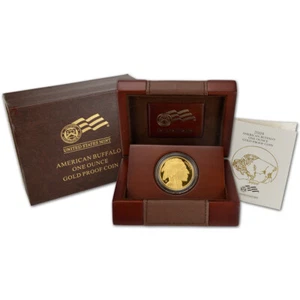2008 W American Gold Buffalo Proof 1 oz $50 in OGP - Picture 1 of 3