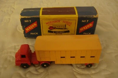 Lesney Matchbox Major Pack M-7 Jennings Cattle Truck Near Mint With Original Box - Image 1 of 4