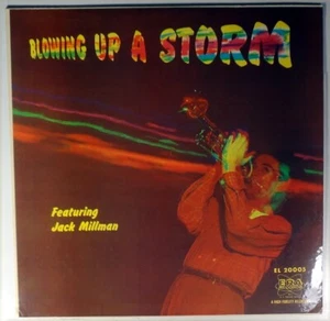 JACK MILLMAN-BLOWING UP A STORM-ERA 20005, DON FREIDMAN, DG RED VINYL, SIGNED - Photo 1 sur 3