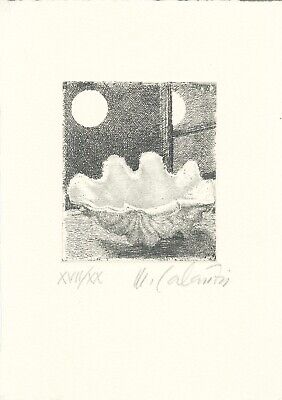 MARIO CALANDRI Senza Titolo ( Conchiglia E Luna) 1998 • 150€