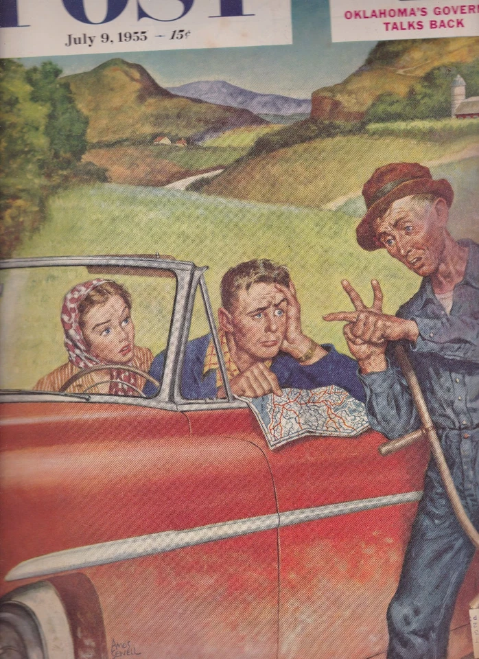 Saturday Evening Post Babe Didrikson Zaharias Charles Tazewell July 9 1955 - Image 1 of 1